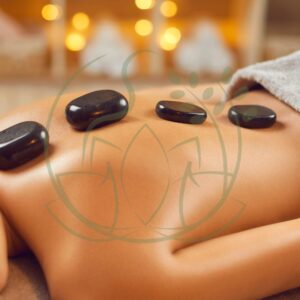 Masaje con piedras calientes