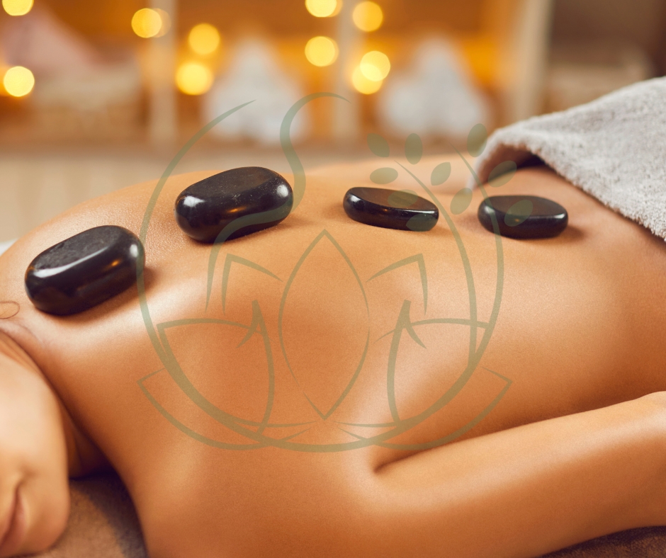 Masaje con piedras calientes