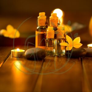 Masaje con velas calientes